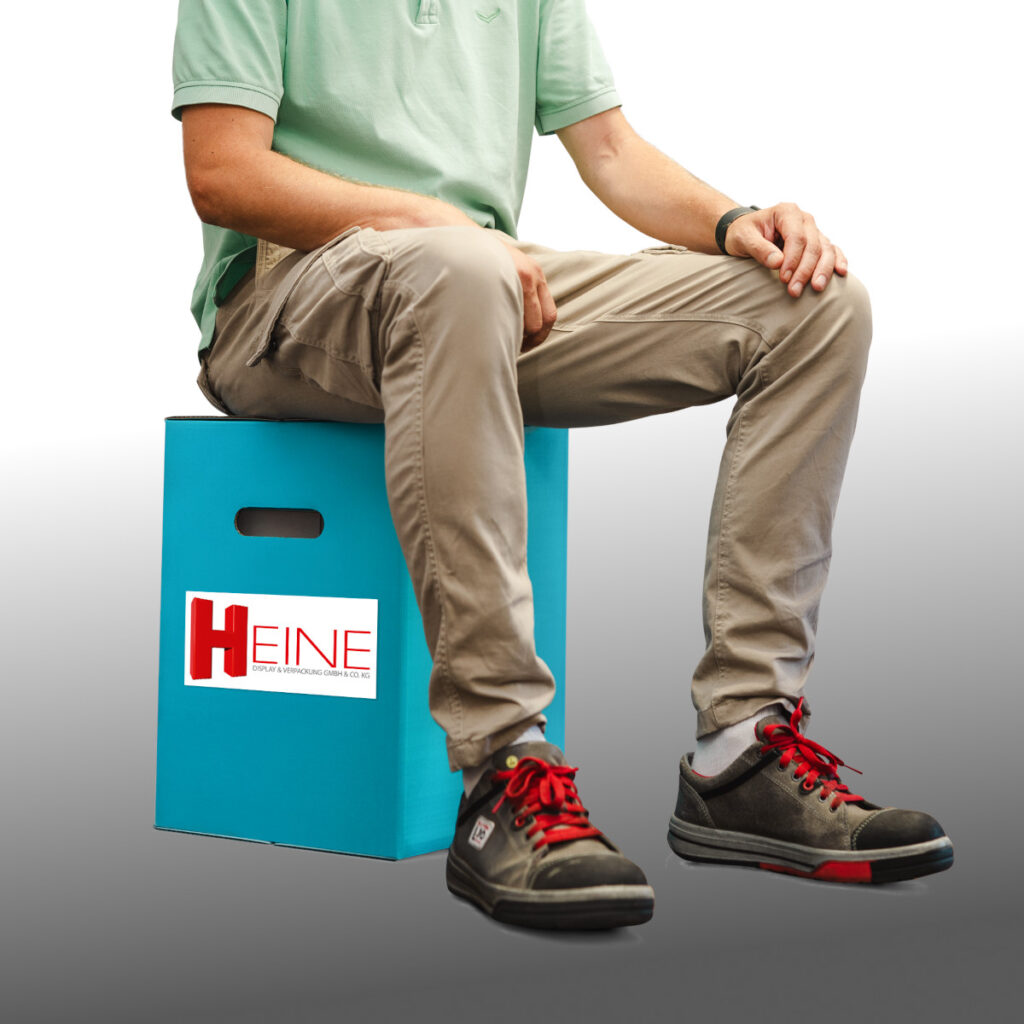 Dekoration in Form eines Sitzhockers