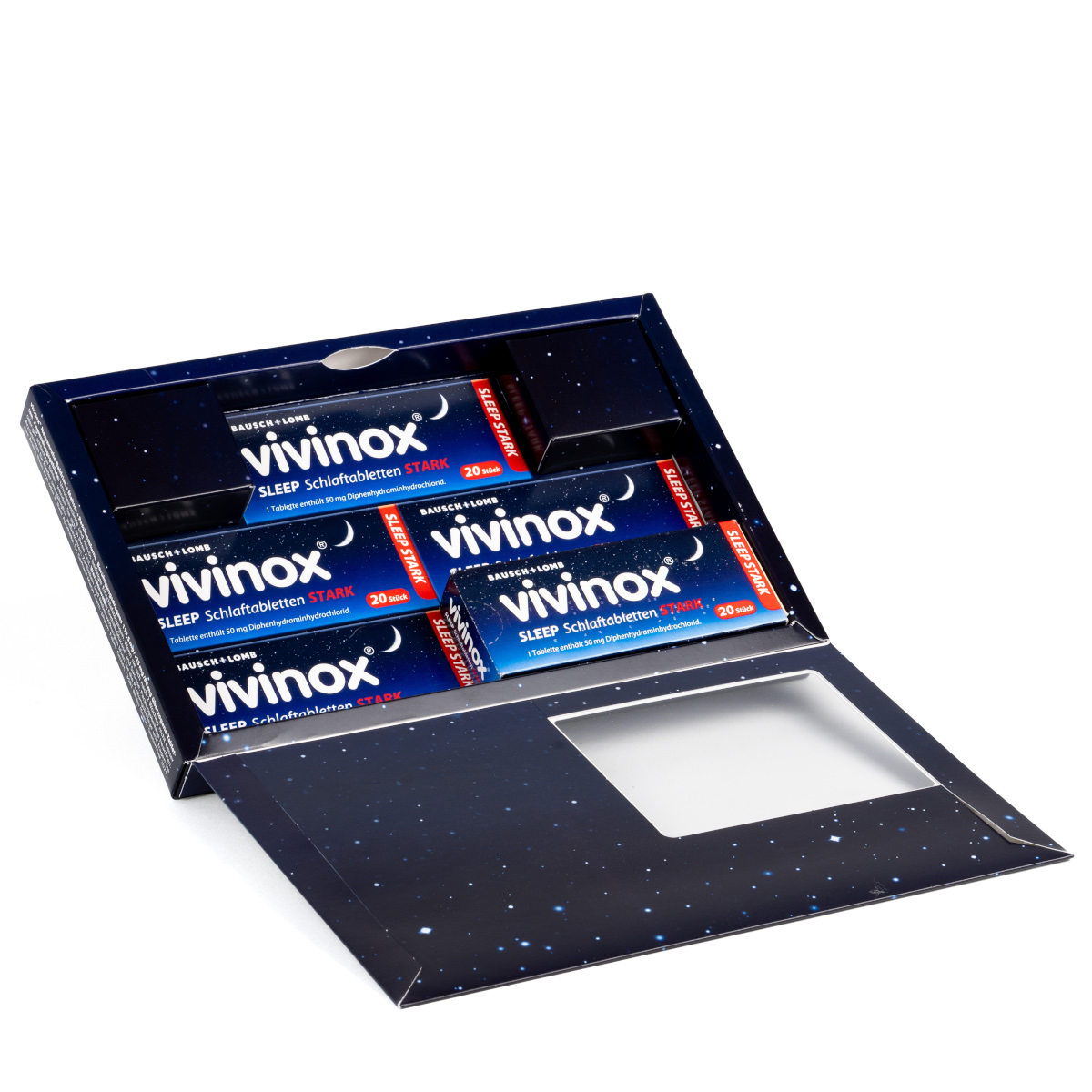 Beispiel für einen Zahlteller zur Dekoration. Der Zahlteller ist geöffnet, um auf das Produkt zugreifen zu können.