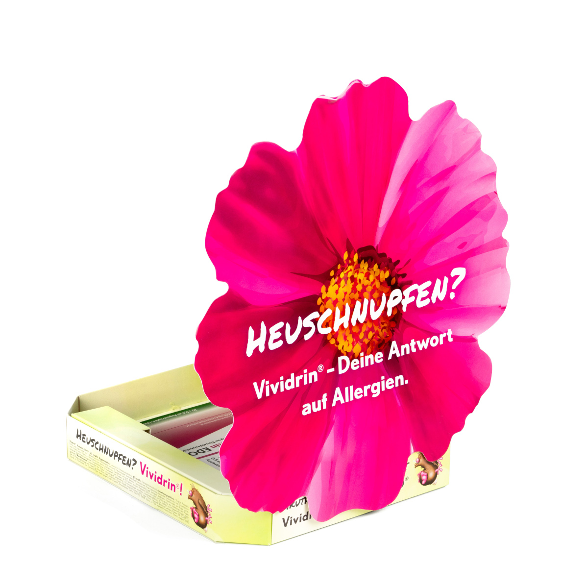 Beispiel für einen Zahlteller zur Dekoration. Der Zahlteller ist geöffnet.