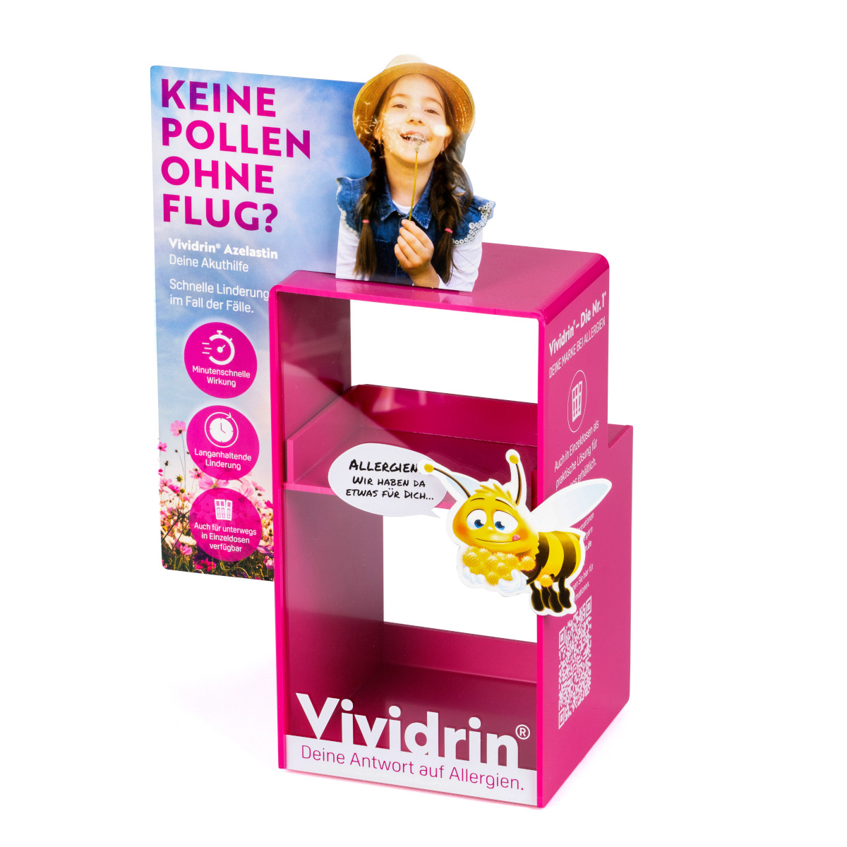 Andere Ansicht des gleichen Thekendisplays.