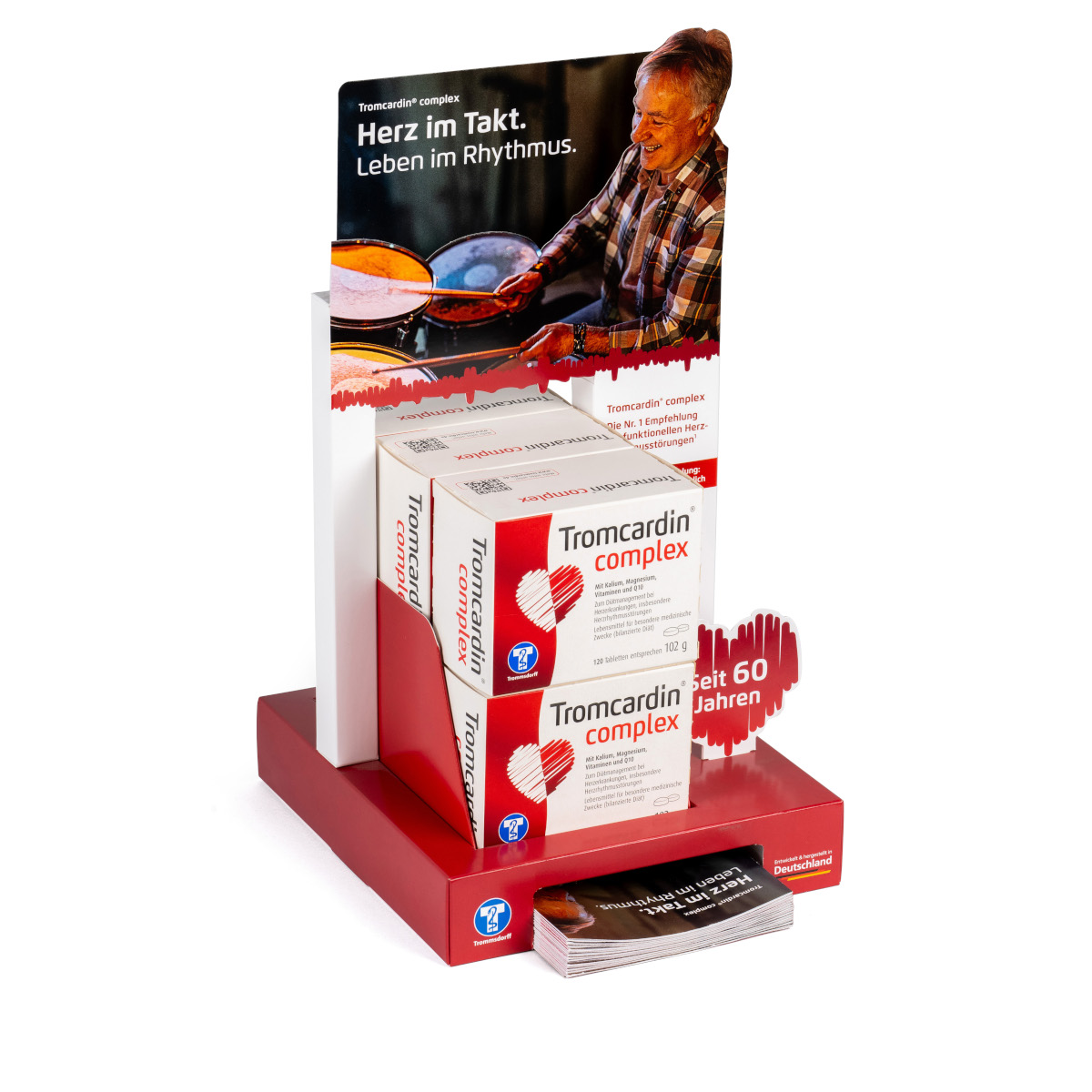 Andere Ansicht des gleichen Thekendisplays.