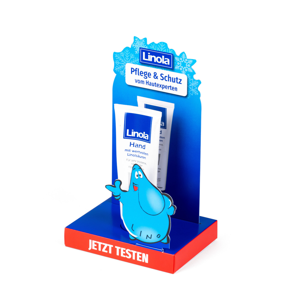 Andere Ansicht des gleichen Thekendisplays.